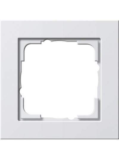 Gira E2 1-es szerelvénykeret fényes fehér