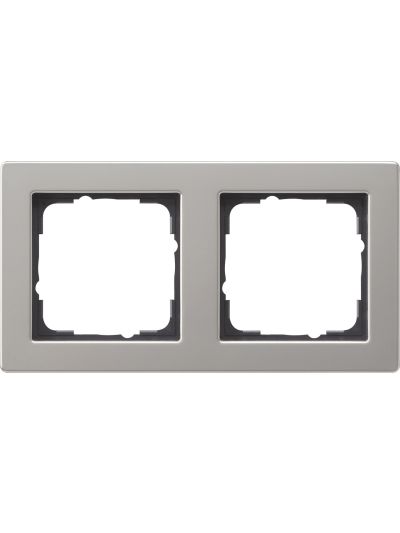 Gira E2 2-es szerelvénykeret acél