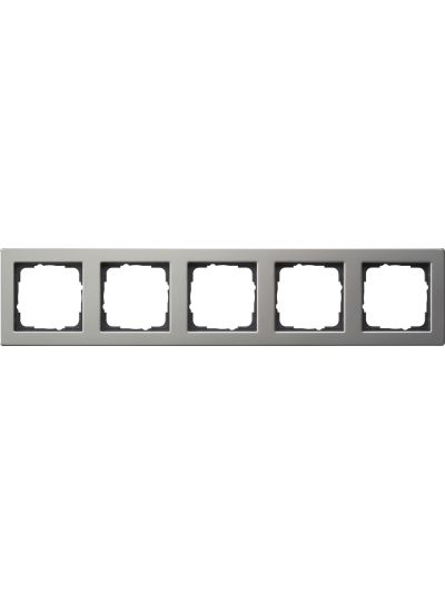 Gira E2 5-ös szerelvénykeret acél