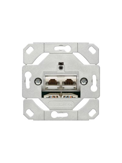 Gira System55 dupla RJ45 szerkezet