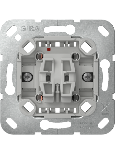 Nyomógomb betét 10 A 250 V~ (NO), 1 áramkörhöz rögzítőkarmokkal