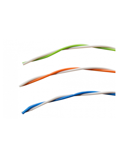 Csavart érpár narancs/fehér