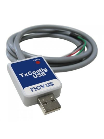 Novus TxConfig USB csatlakozó